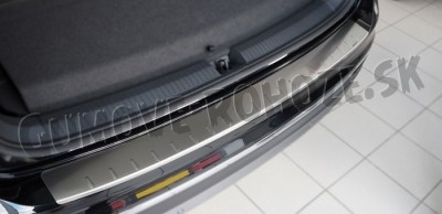 VW Tiguan Allspace od 2017 - lišta nárazníka zahnutá matná