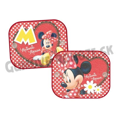 Slnečná clona na bočné okná Minnie Mouse