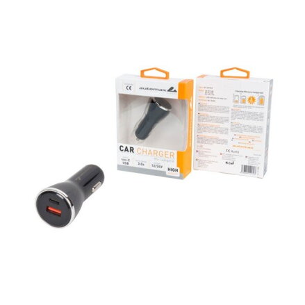USB nabíjačka 12V-24V 3.0A USB a TYPE C
