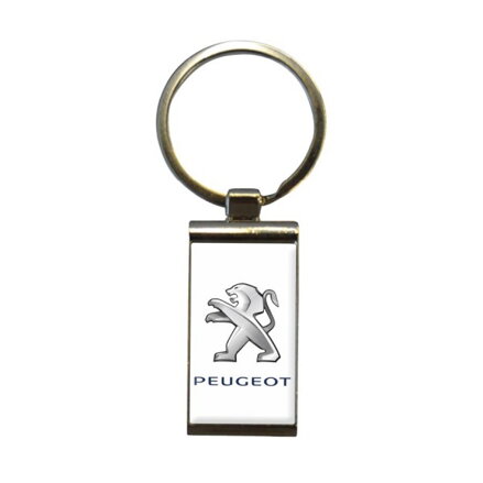 Kľúčenka živicová hranatá Peugeot