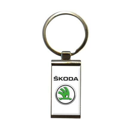 Kľúčenka živicová hranatá Škoda