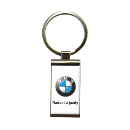 Kľúčenka živicová hranatá BMW