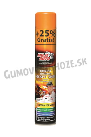 Čistič plastov Moje Auto Vanilka lesklý 750ml