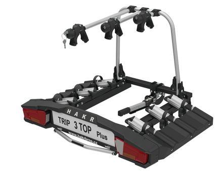 Hakr Trip 3 Top Plus - nosič 3 bicyklov na ťažné zariadenie