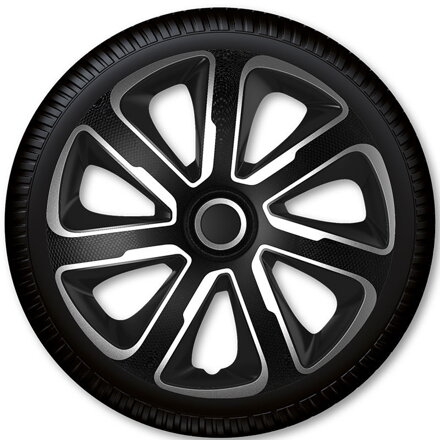Livorno Carbon Silver-Black 16" - puklice na disky Górecki
