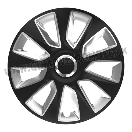 Stratos RC Black&Silver 17“ - puklice na disky Versaco
