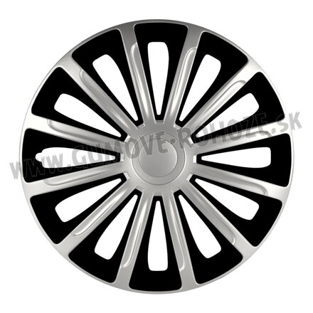 Trend Silver&Black 16“ - puklice na disky Versaco