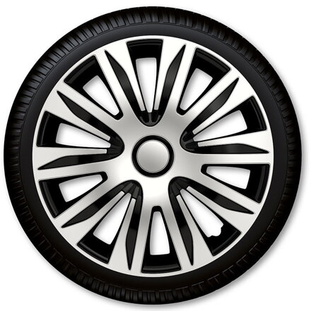 Nardo Silver-Black 16" - puklice na disky Górecki