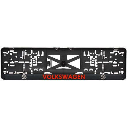 Podložka pod ŠPZ Volkswagen červená - 2 ks