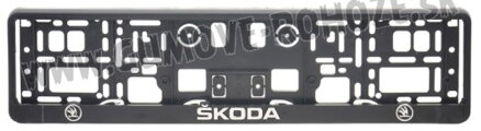 Podložka pod ŠPZ Škoda - 2 ks