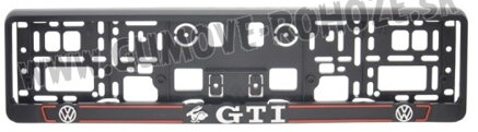 Podložka pod ŠPZ GTI - 2 ks