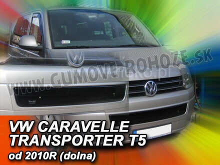 VW Transporter T5 Facelift od 2010 Dolná - zimná clona masky Heko