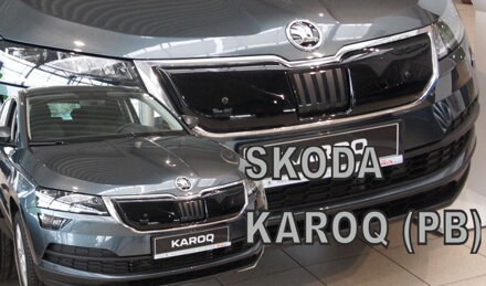 Škoda Karoq od 2017 Horná (benzín, pred faceliftom) - zimná clona masky Heko