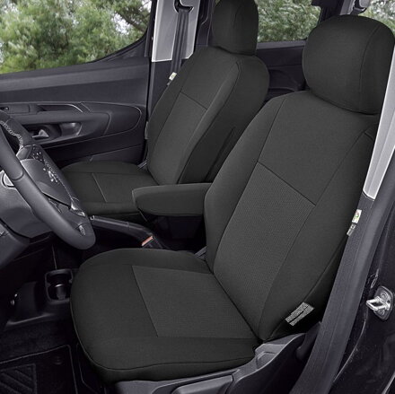 Presné autopoťahy Peugeot Rifter od 2018 (5-miest, samostatné zadné sedadlá)