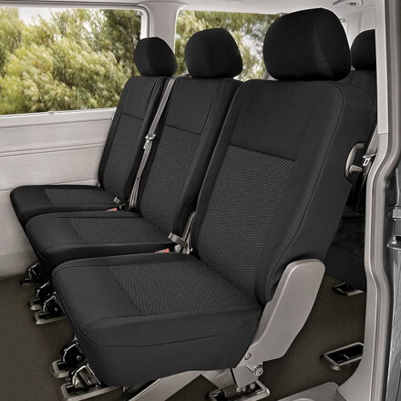Presné autopoťahy VW Transporter T6 od 2015 (2 rada 1+1+1)