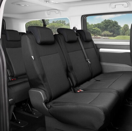 Presné autopoťahy Citroen Spacetourer od 2016 (2 operadlá + 2 sedadla)