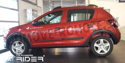 Dacia Sandero od 2012 - ochranné lišty dverí