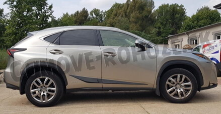 Lexus NX od 2014 - ochranné lišty dverí