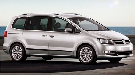 VW Sharan od 2010 - ochranné lišty dverí