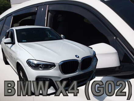 BMW X4 (G02) od 2018 (so zadnými) - deflektory Heko