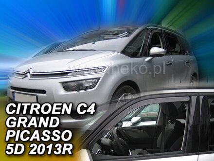 Citroen C4 Grand Picasso od 2013 (predné) - deflektory Heko