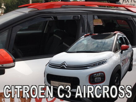 Citroen C3 AirCross od 2017 (so zadnými) - deflektory Heko
