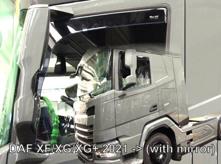 DAF XF, XG, XG+ od 2021 (verzia EU so zrkadlami) - deflektory Heko
