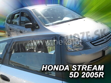 Honda Stream 2000-2007 (so zadnými) - deflektory Heko