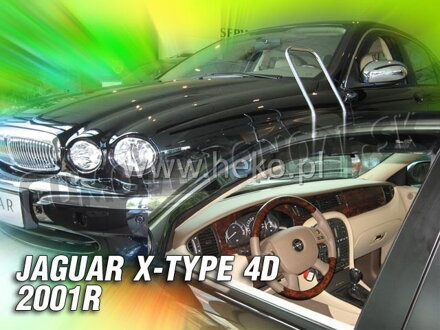 Jaguar X-Type od 2001 (predné) - deflektory Heko