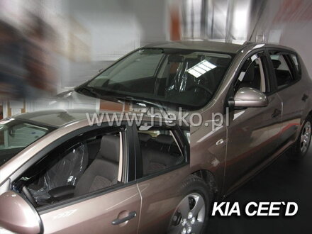 Kia Ceed 5-dverí 2006-2012 (predné) - deflektory Heko