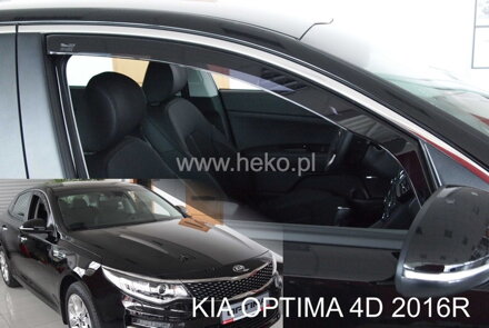 Kia Optima od 2015 (predné) - deflektory Heko
