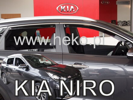Kia Niro (aj EV) 2016-2022 (so zadnými) - deflektory Heko