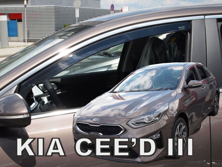 Kia Ceed 5-dverí od 2018 (predné) - deflektory Heko