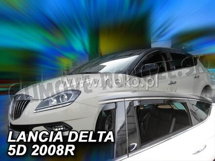 Lancia Delta 2008-2014 (so zadnými) - deflektory Heko