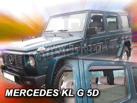 Mercedes G W463 1990-2018 (so zadnými) - deflektory Heko