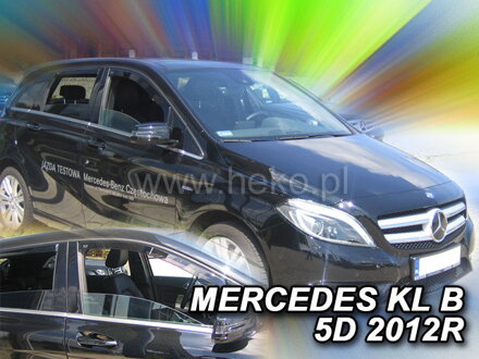 Mercedes B W246 2011-2019 (predné) - deflektory Heko