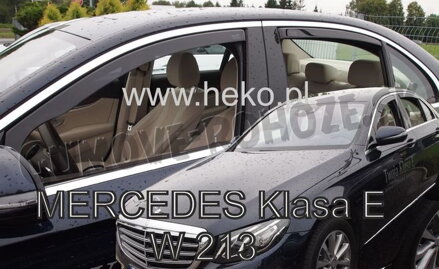 Mercedes E W213 Sedan 2016-2023 (so zadnými) - deflektory Heko