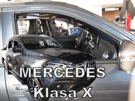 Mercedes X W470 od 2017 (predné) - deflektory Heko