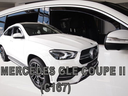 Mercedes GLE Coupe C167 od 2019 (so zadnými) - deflektory Heko