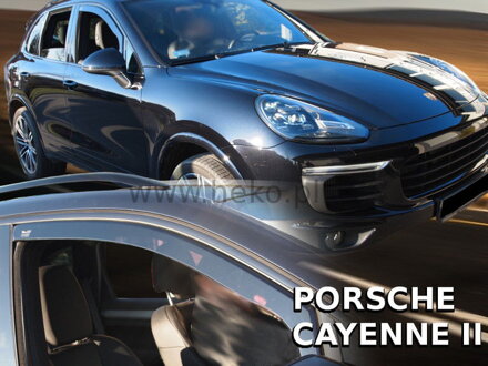 Porsche Cayenne 2010-2017 (predné) - deflektory Heko
