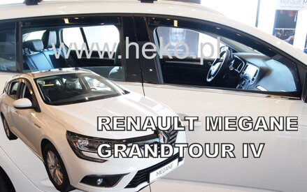 Renault Megane Grandtour od 2016 (so zadnými) - deflektory Heko