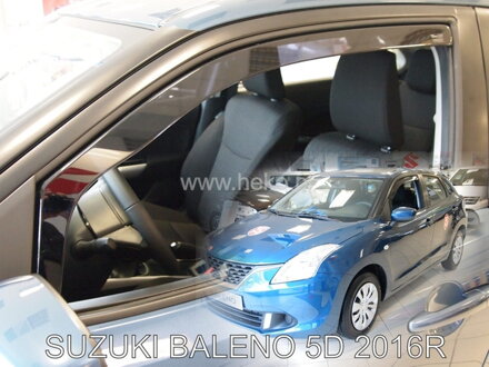 Suzuki Baleno od 2016 (predné) - deflektory Heko