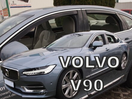 Volvo S90 od 2016 (so zadnými) - deflektory Heko