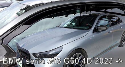 BMW 5 Sedan (G60) od 2023 (so zadnými) - deflektory Heko