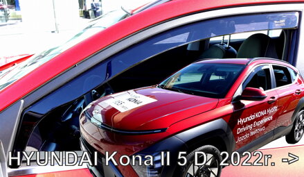 Hyundai Kona II od 2023 (predné) - deflektory Heko