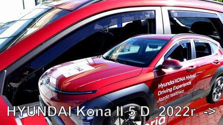Hyundai Kona II od 2023 (so zadnými) - deflektory Heko