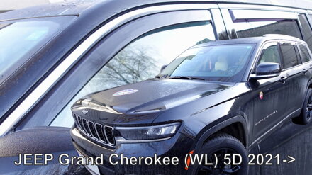Jeep Grand Cherokee WL L od 2021 (so zadnými) - deflektory Heko