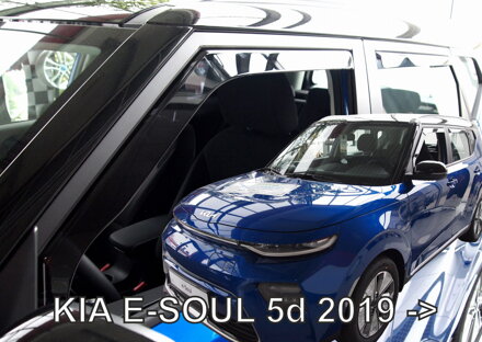 Kia E-Soul od 2019 (so zadnými) - deflektory Heko