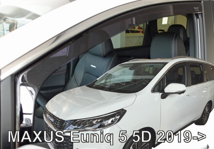 Maxus Euniq 5 od 2019 (predné) - deflektory Heko