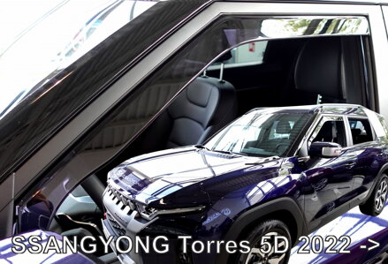 Ssangyong Torres od 2022 (predné) - deflektory Heko